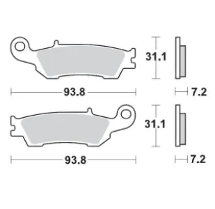 MOTO-MASTER - BRAKE PAD NITRO SPORT - 17212131