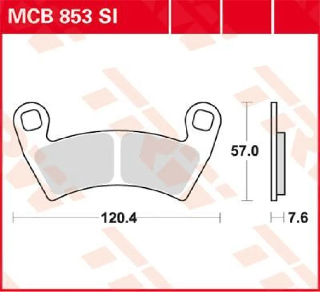 TRW - BRAKE PAD SINTER OFFROAD - 17212147
