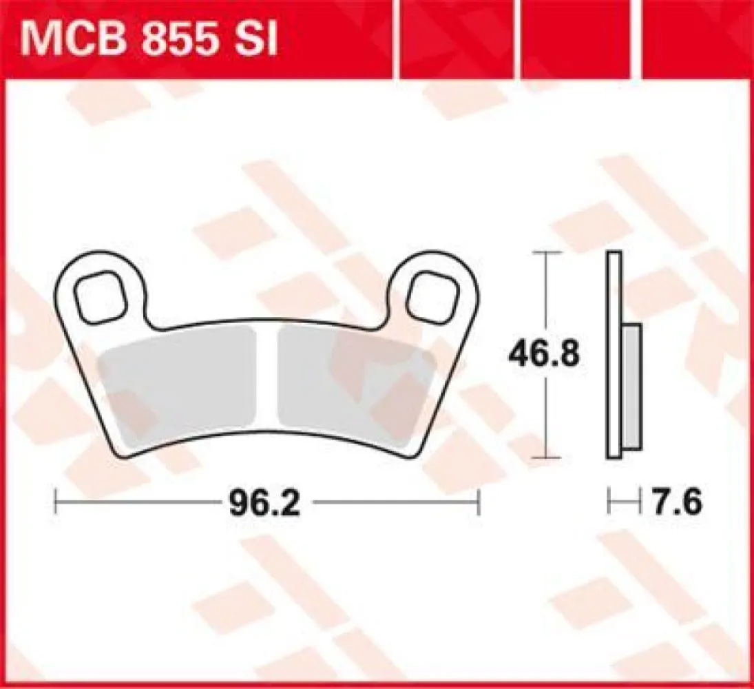 TRW - BRAKE PAD SINTER OFFROAD - 17212149