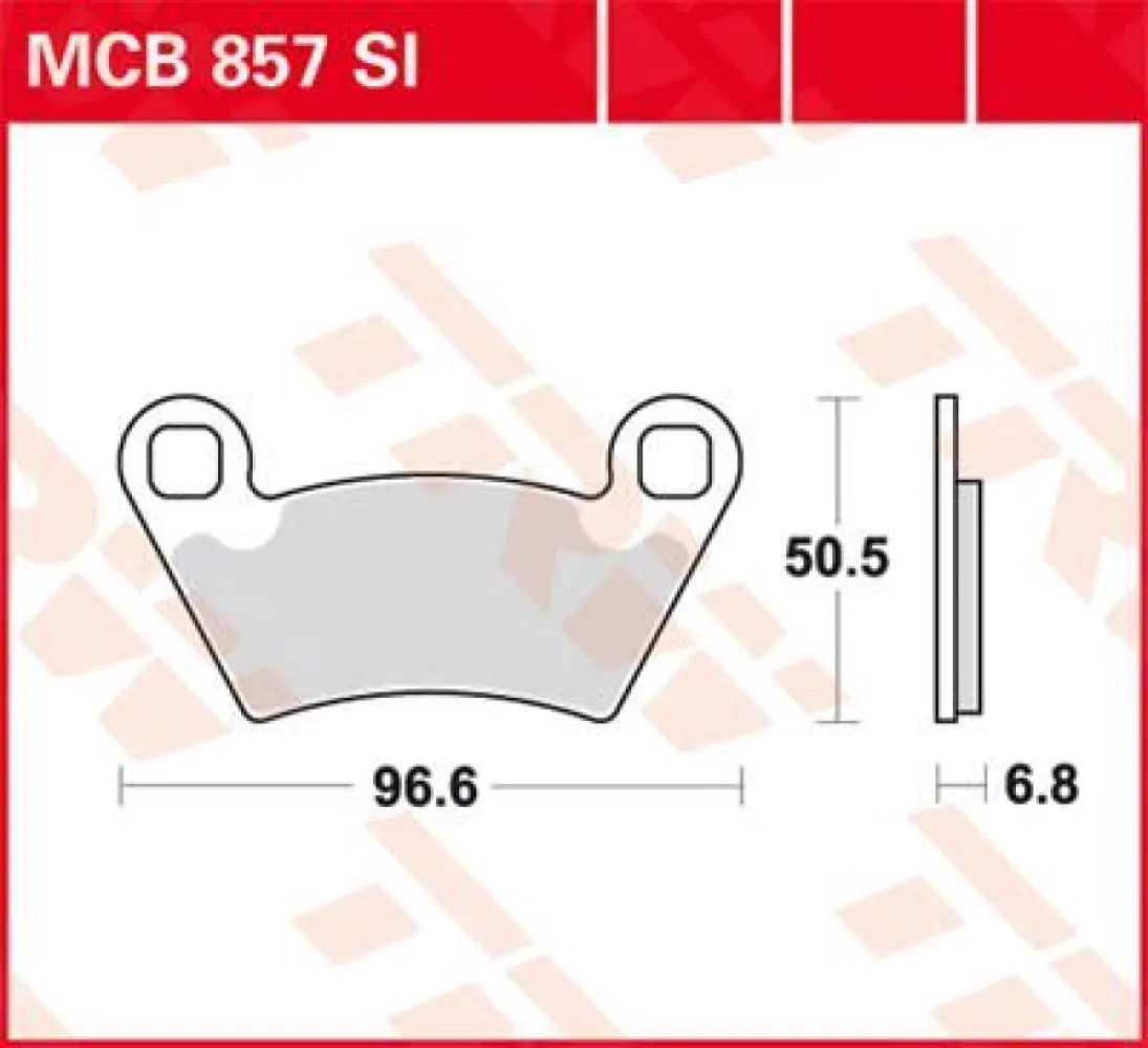 TRW - BRAKE PAD SINTER OFFROAD - 17212150