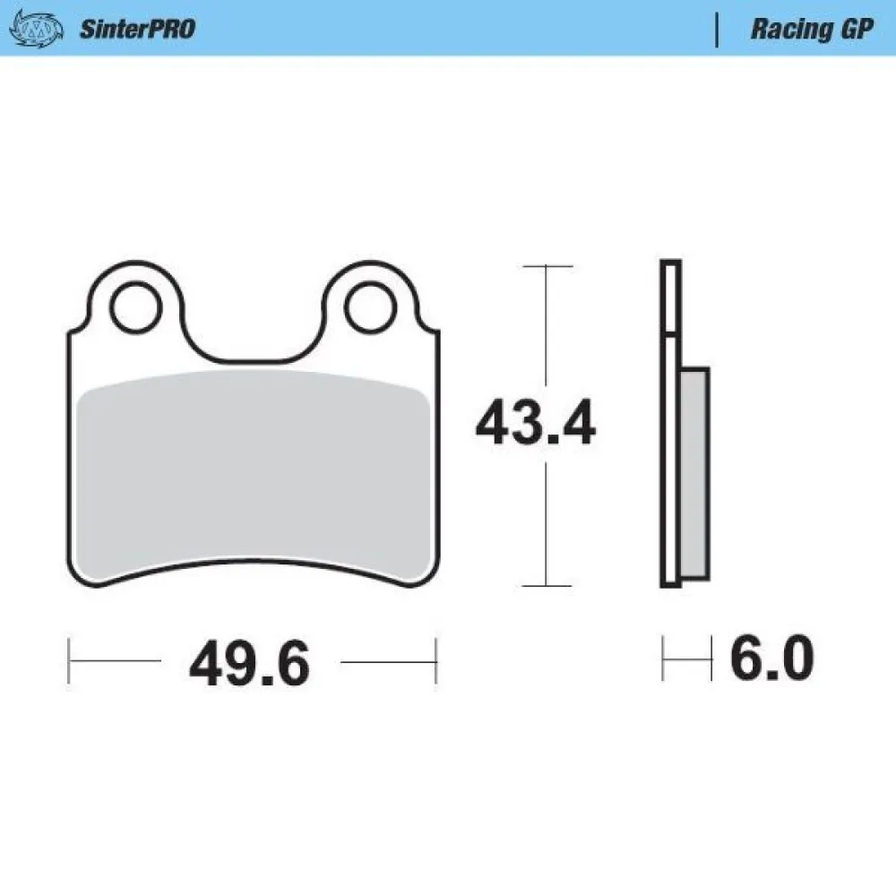 MOTO-MASTER - BRAKE PAD RACING GP - 17212525