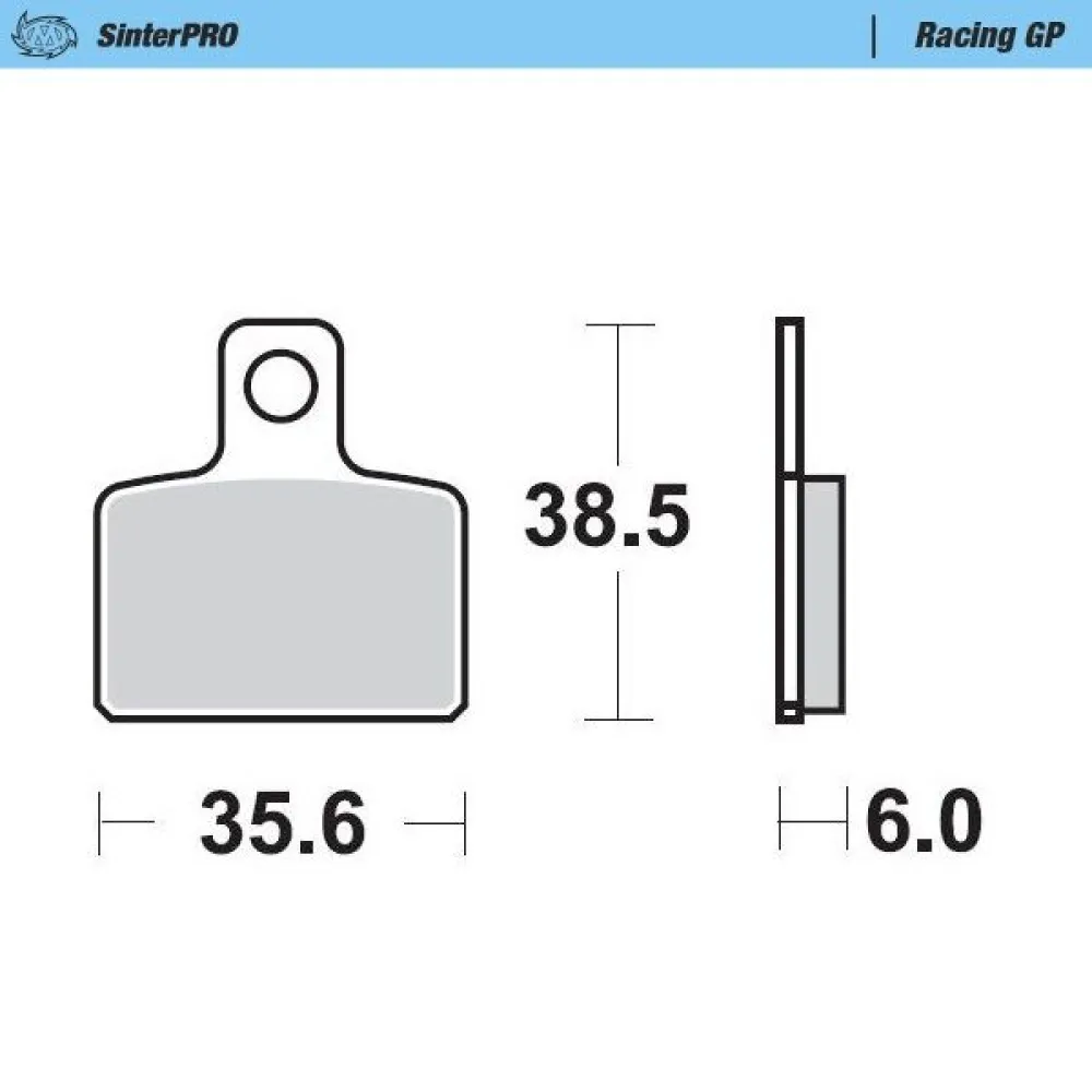 MOTO-MASTER - BRAKE PAD RACING GP - 17212526