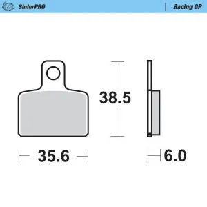 MOTO-MASTER - BRAKE PAD RACING GP - 17212526