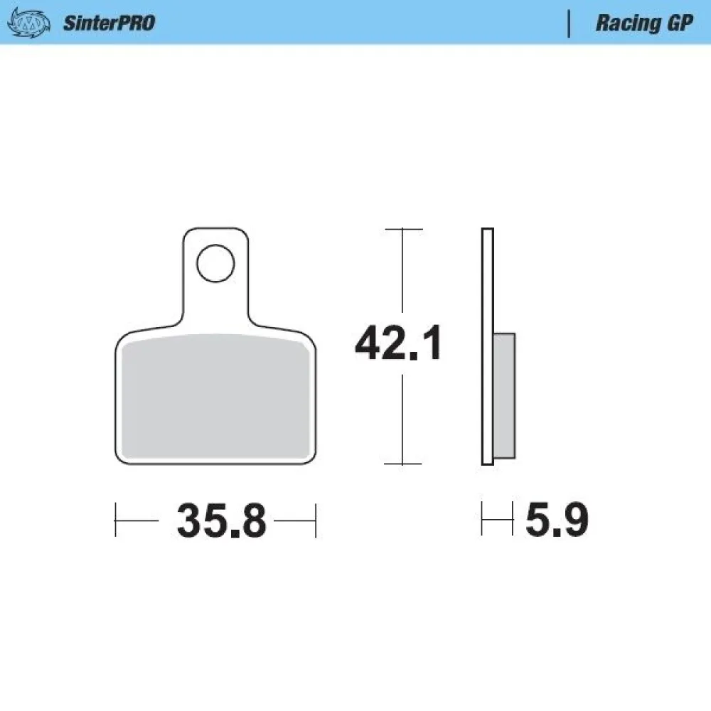 MOTO-MASTER - BRAKE PAD RACING GP - 17212528