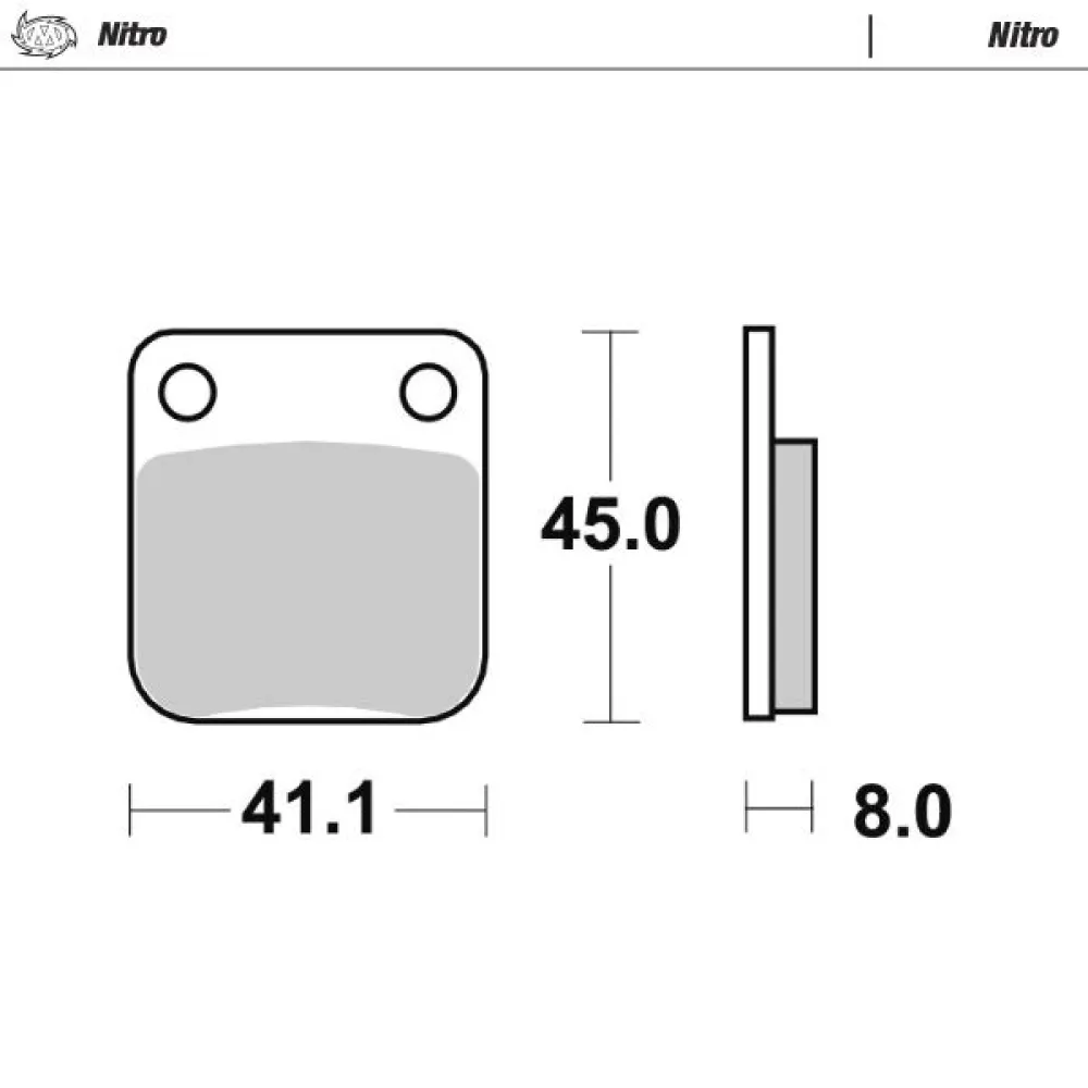 MOTO-MASTER - BRAKE PAD NITRO - 17212530