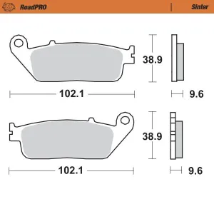 MOTO-MASTER - BRAKE PAD SINTER FRONT - 17212634