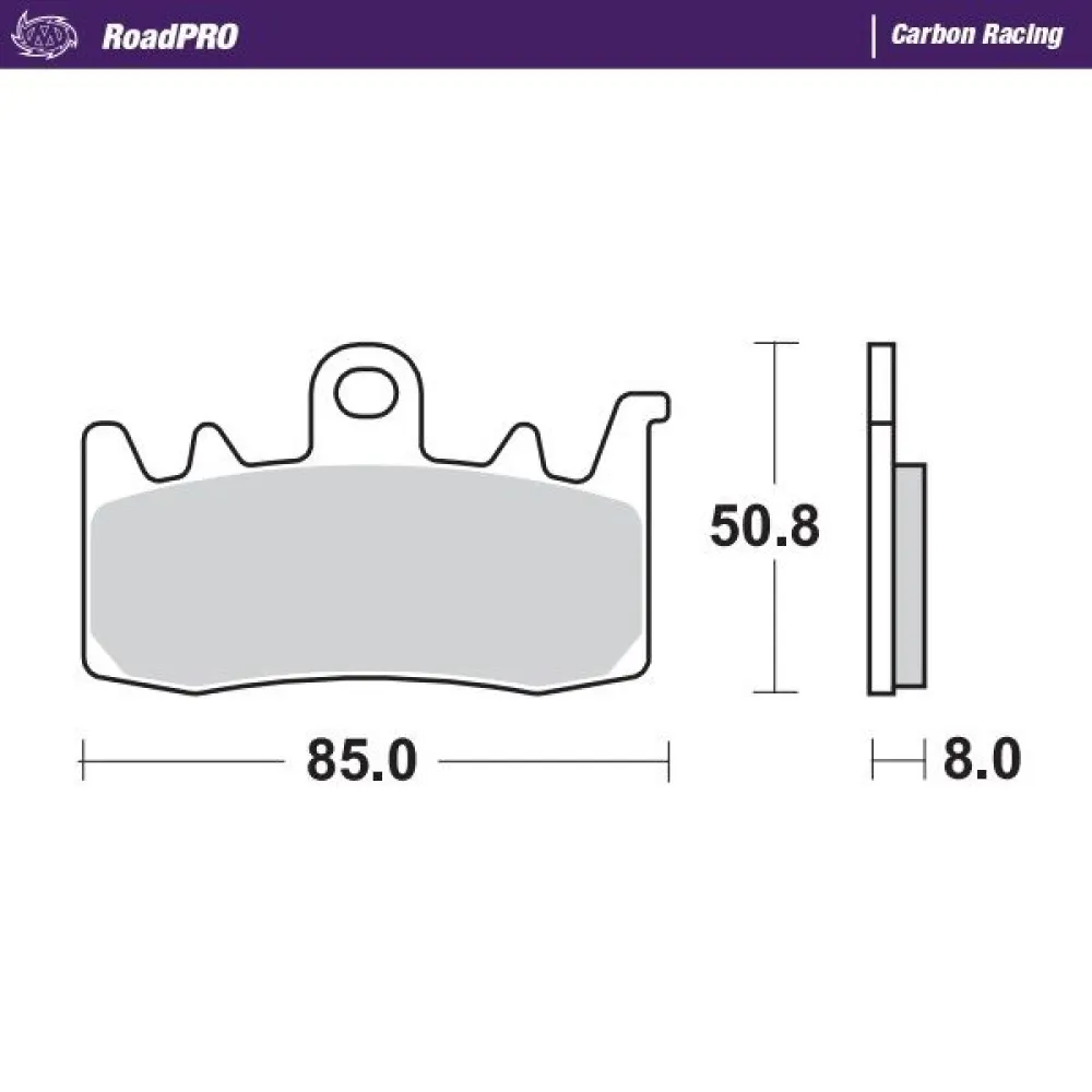 MOTO-MASTER - BRAKE PAD CARBON RACING - 17212686