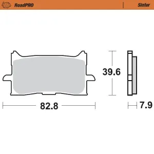MOTO-MASTER - BRAKE PAD SINTER FRONT - 17212693