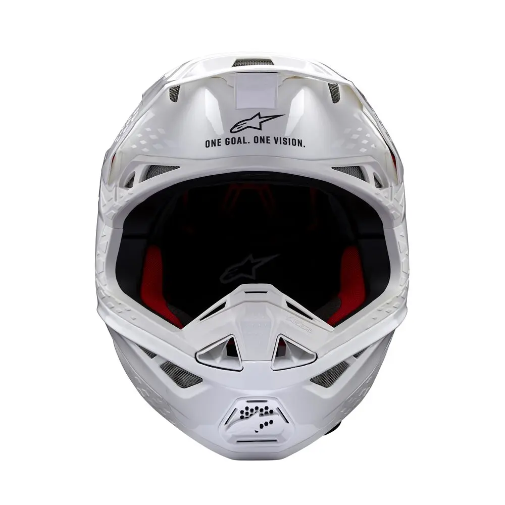 ALPINESTARS(MX) - HELMET SM10 SOLID WHT S  - 01108344