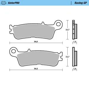 MOTO-MASTER - BRAKE PAD NITRO - 17212986