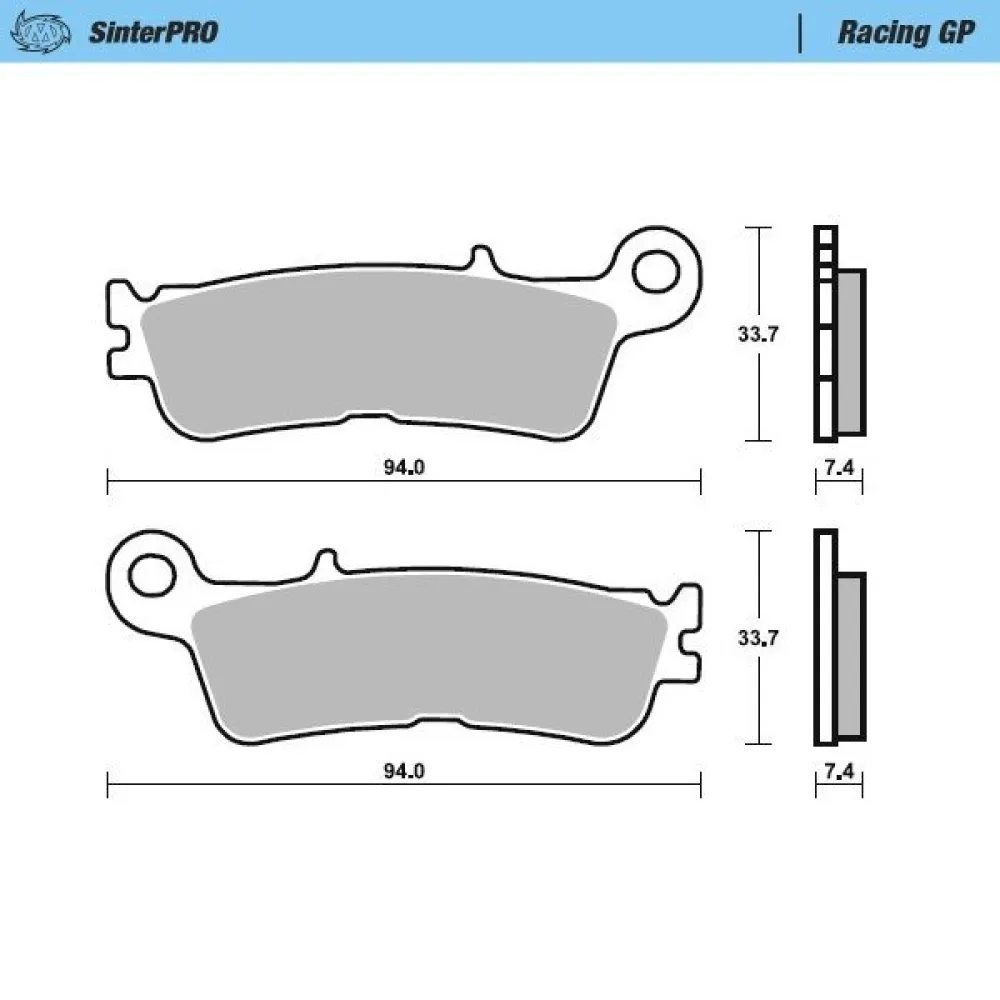 MOTO-MASTER - BRAKE PAD NITRO SPORT - 17212987