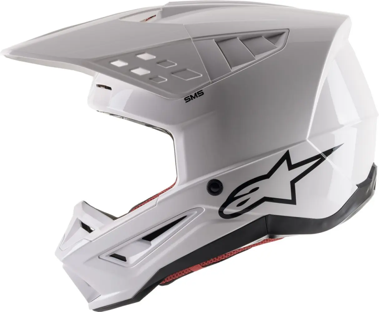 ALPINESTARS(MX) - HELMET SM5 SOLID WHT L - 01108390