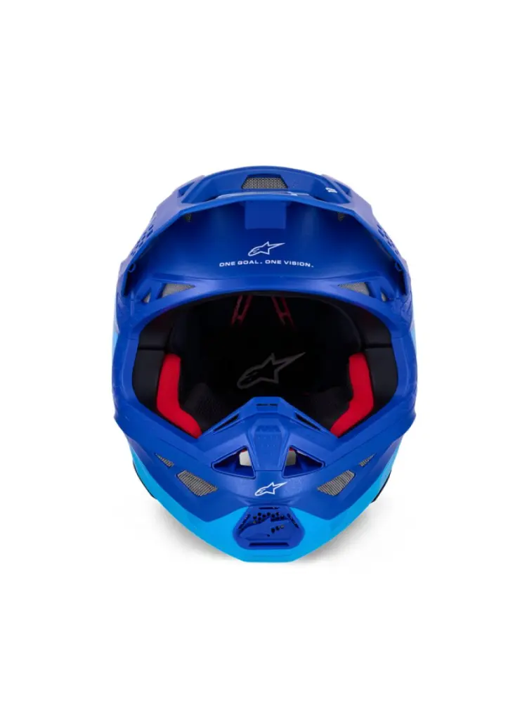 ALPINESTARS(MX) - HELMET S-M10 FLOOD BLUE/BLK-CA - 01109042