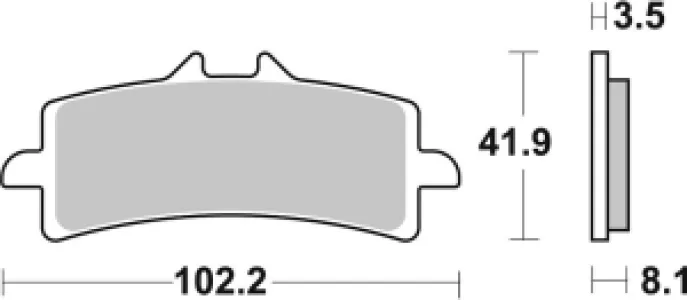 SBS - BRAKE PAD SINT RACE - 17213294