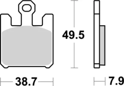 SBS - BRAKE PAD SINT ST/RA - 17213312