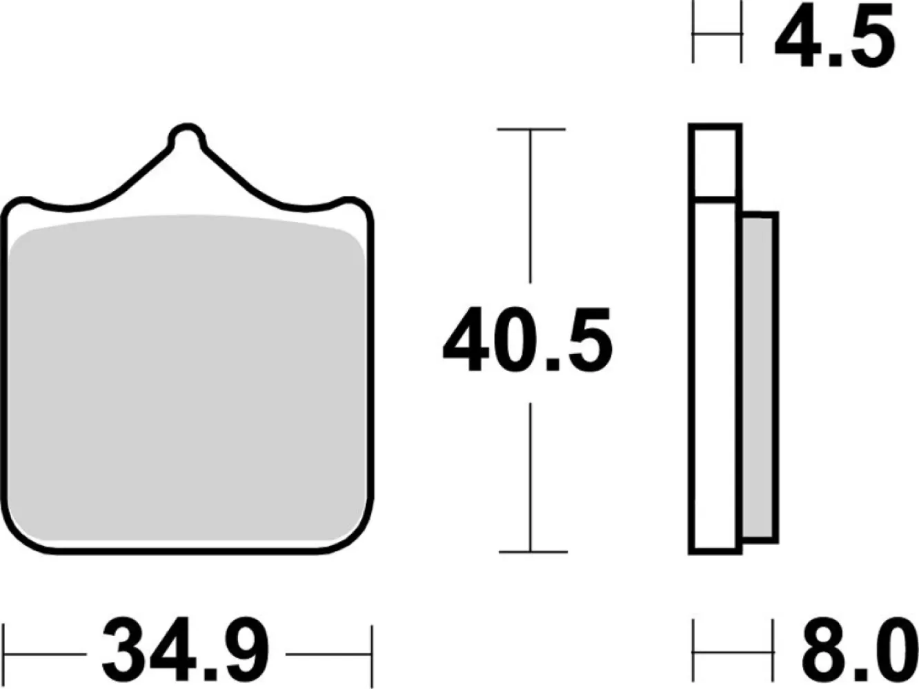 SBS - BRAKE PAD SINT RACE - 17213334