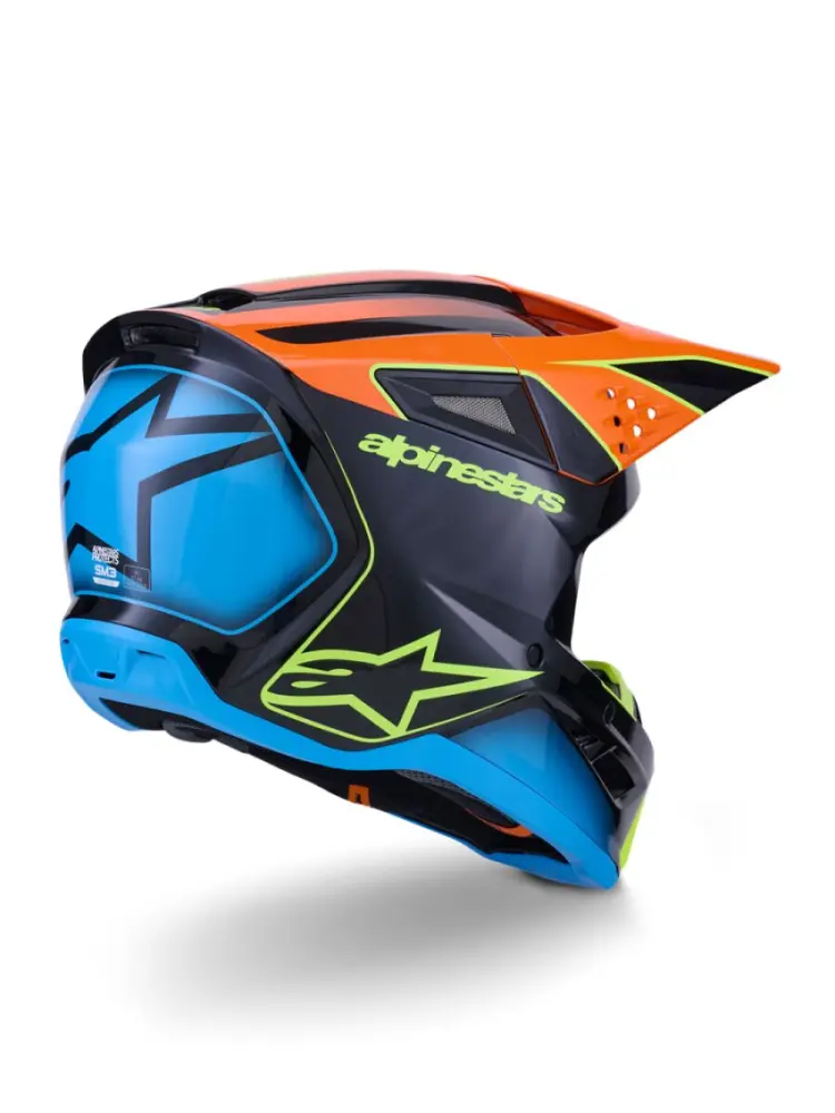 ALPINESTARS(MX) - HELMET SM3 FRAY BLK/OR/YL L - 01109144