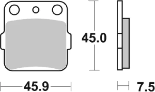 SBS - BRAKE PAD SINT OFF RACE - 17213357