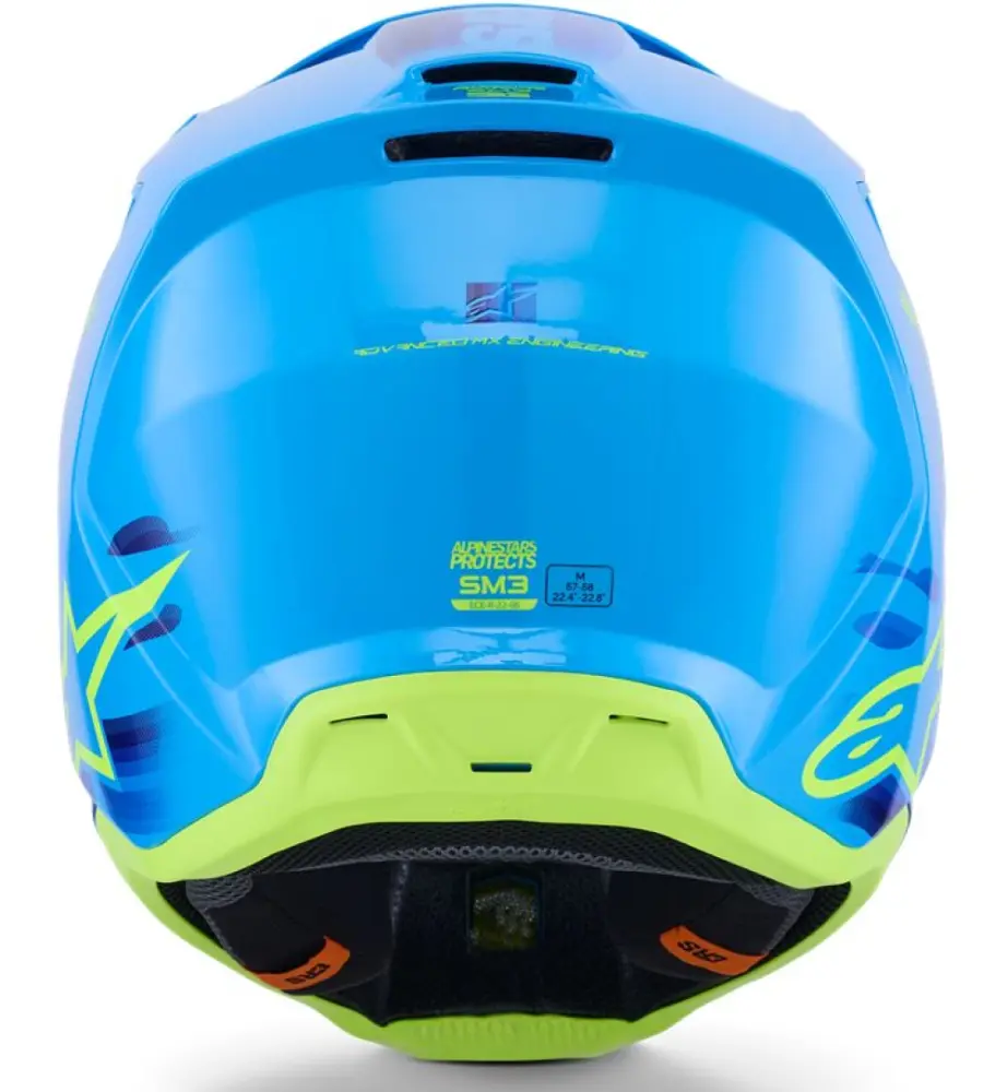 ALPINESTARS(MX) - HELMET SM3 FORCE CYAN L - 01109210