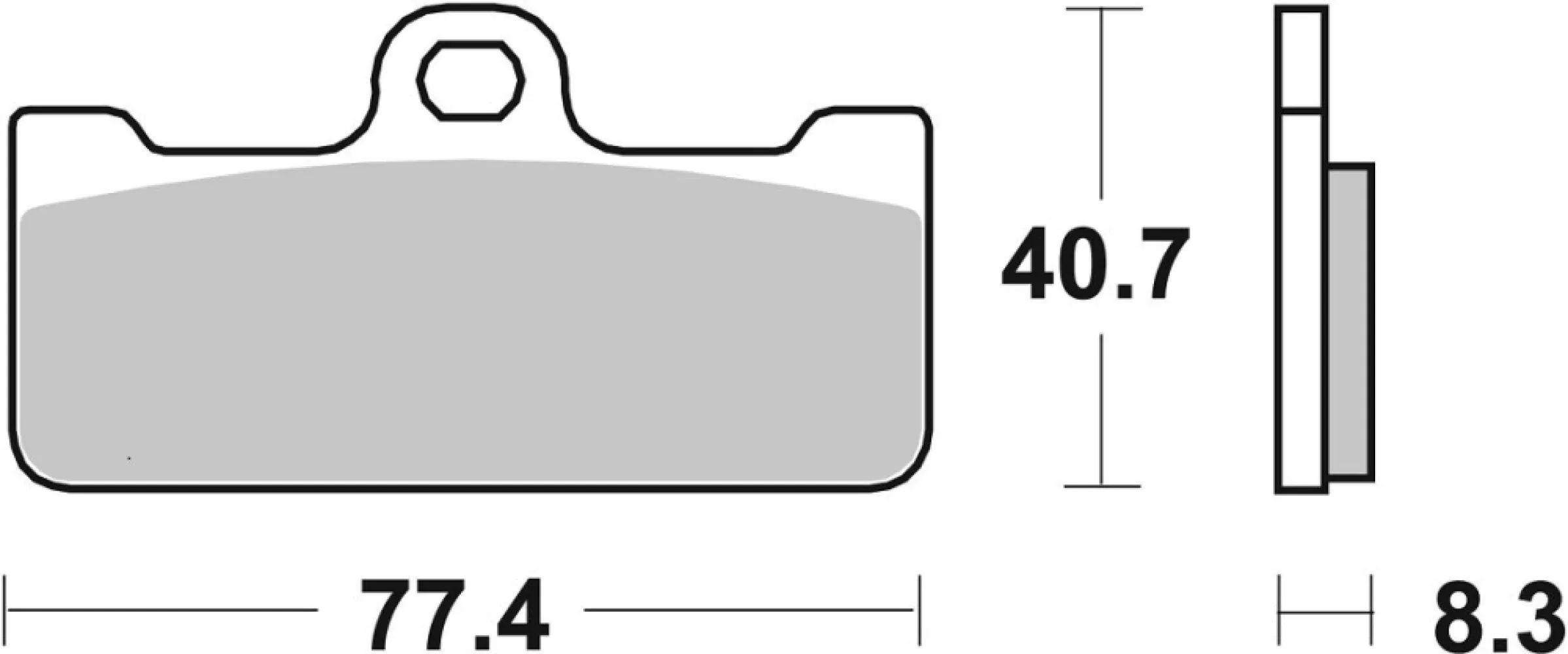 SBS - BRAKE PAD SINT RACE - 17213442