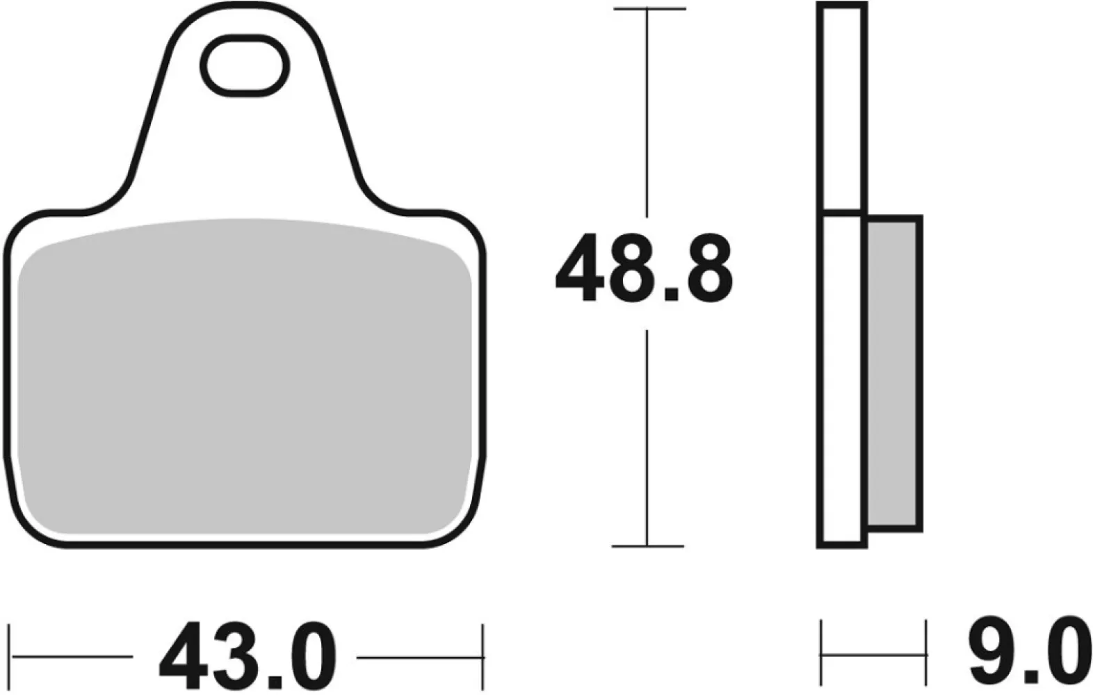 SBS - BRAKE PAD SINT RACE - 17213449