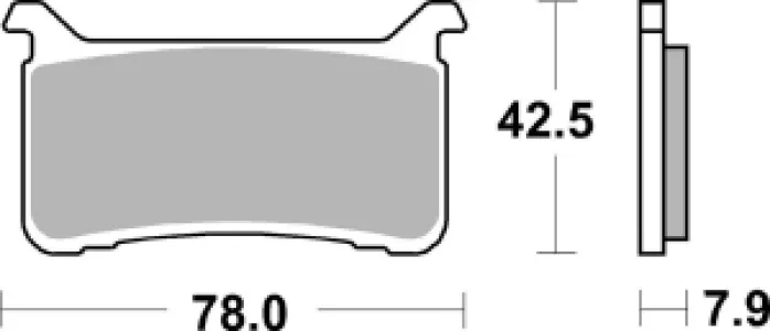 SBS - BRAKE PAD SINT RACE - 17213453