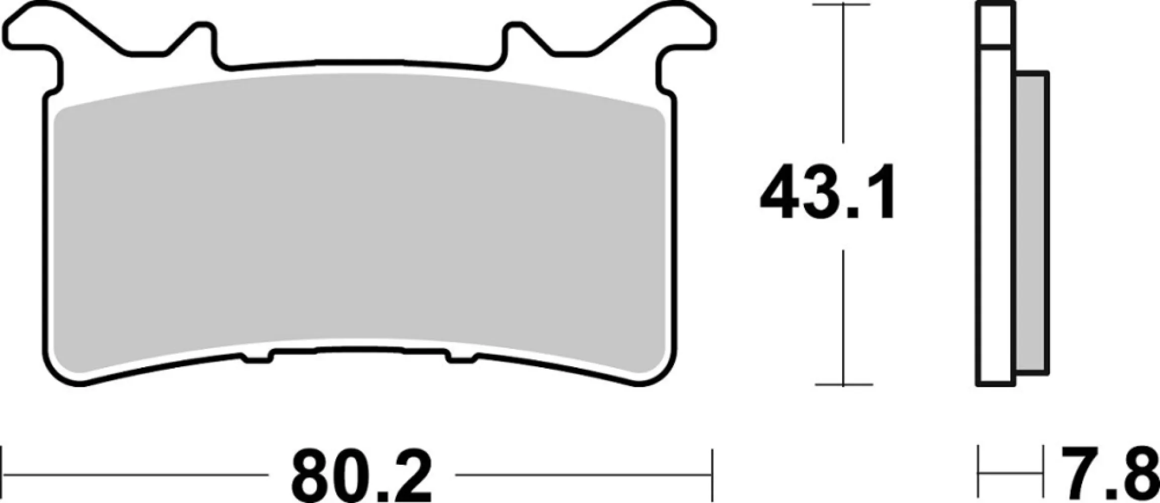 SBS - BRAKE PAD SINT RACE - 17213457
