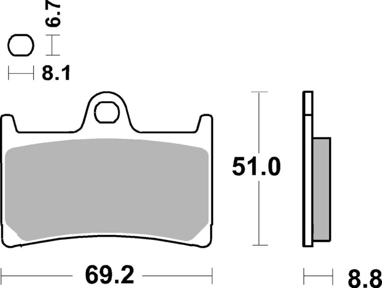 SBS - BRAKE PAD SINT RACE - 17213458