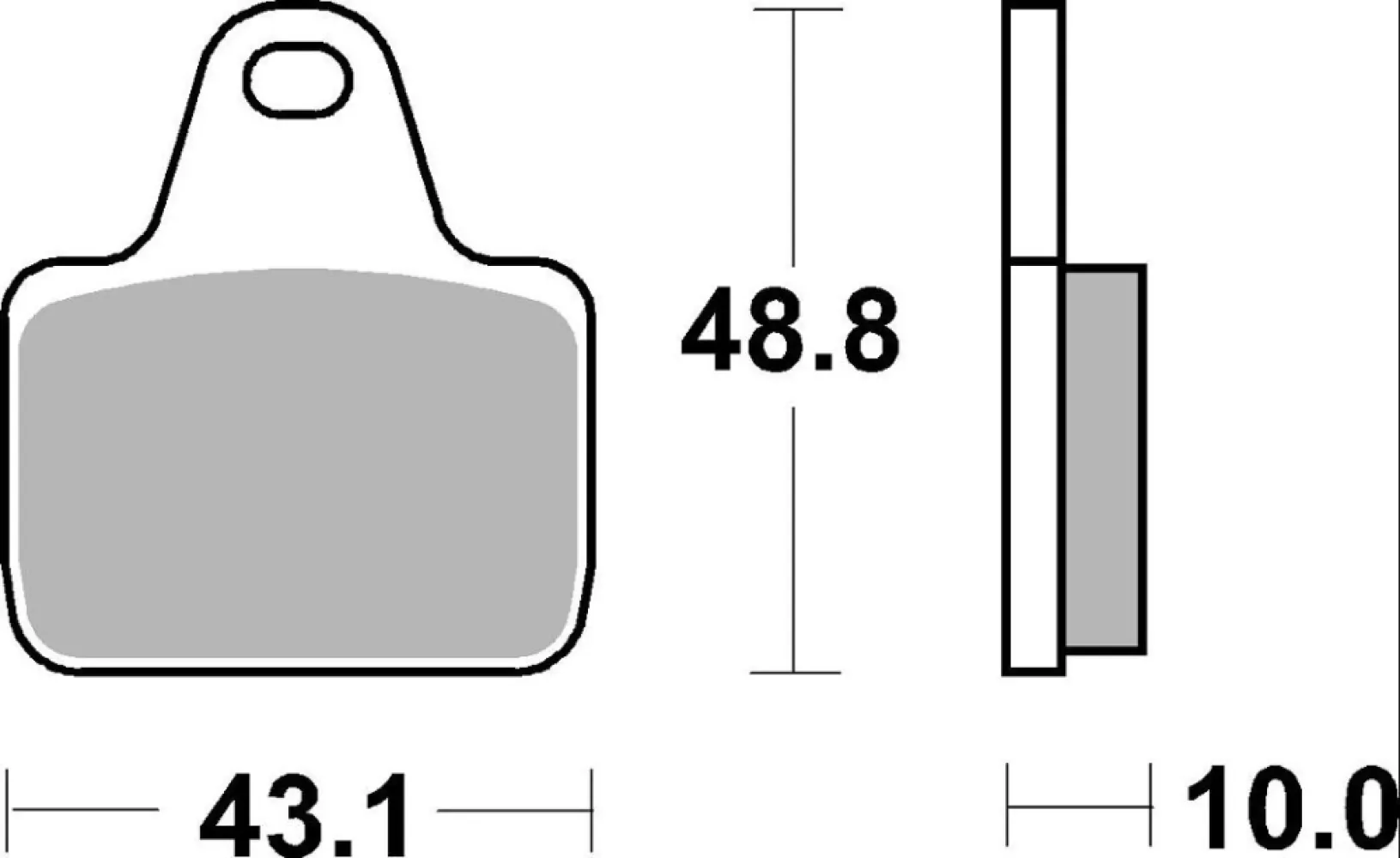 SBS - BRAKE PAD SINT RACE - 17213460