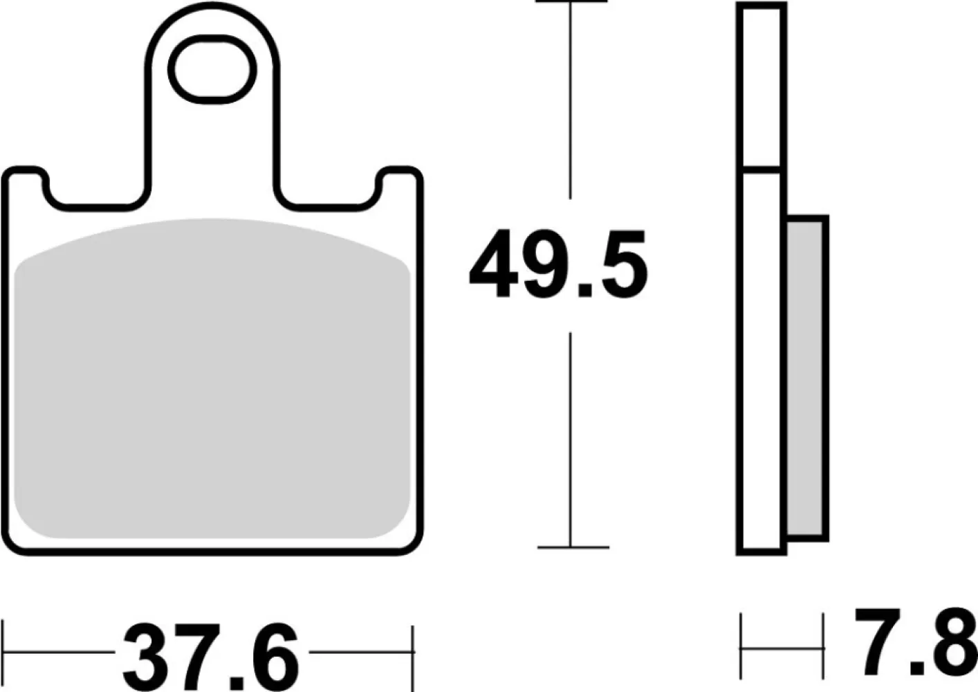SBS - BRAKE PAD SINT RACE - 17213462
