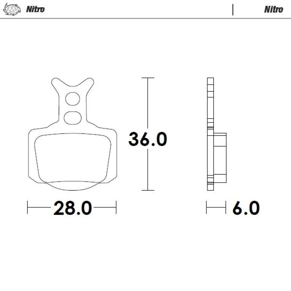 MOTO-MASTER - BRAKE PADS NITRO - 17213620
