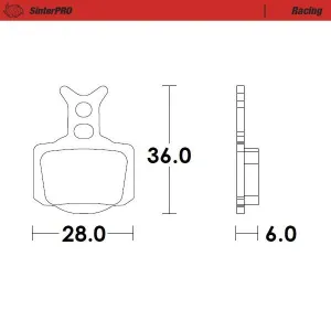 MOTO-MASTER - BRAKE PADS RACING - 17213622
