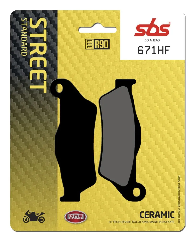 SBS - BRAKE PAD CAR/CER - 17220735
