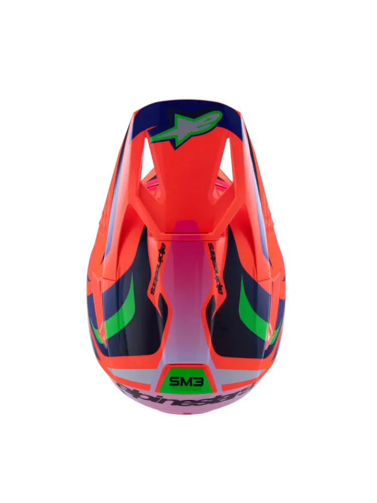 ALPINESTARS(MX) - HELMET YTH SM3 DEEGAN OR/PU/PK - 01111651