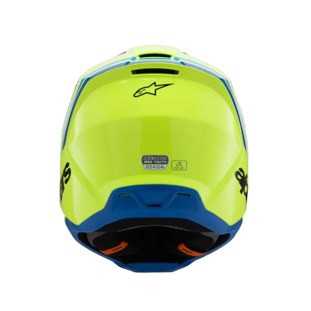 ALPINESTARS(MX) - HELMET YTH SM3 RADIUM YL/BK/B  - 01111660