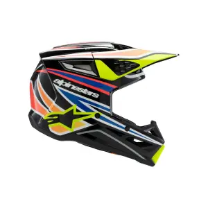 ALPINESTARS(MX) - HELMET YTH SM3 WURX BLK/YL/B Y - 01111665