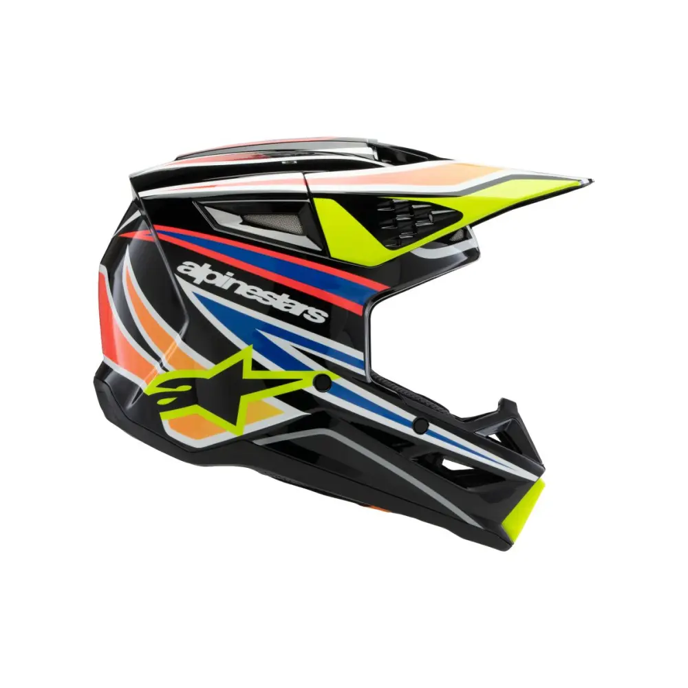 ALPINESTARS(MX) - HELMET YTH SM3 WURX BLK/YL/B Y - 01111666