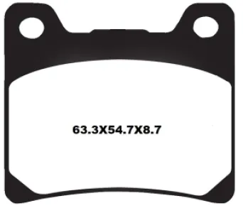 MOTO-MASTER - BRAKE PAD CERAMIC - 17220887
