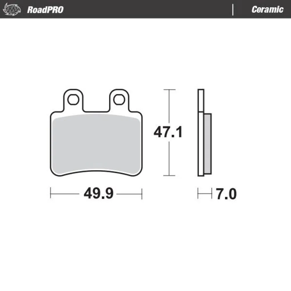 MOTO-MASTER - BRAKE PAD CERAMIC - 17220942