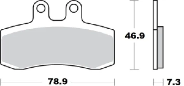 MOTO-MASTER - BRAKE PAD CERAMIC - 17220950