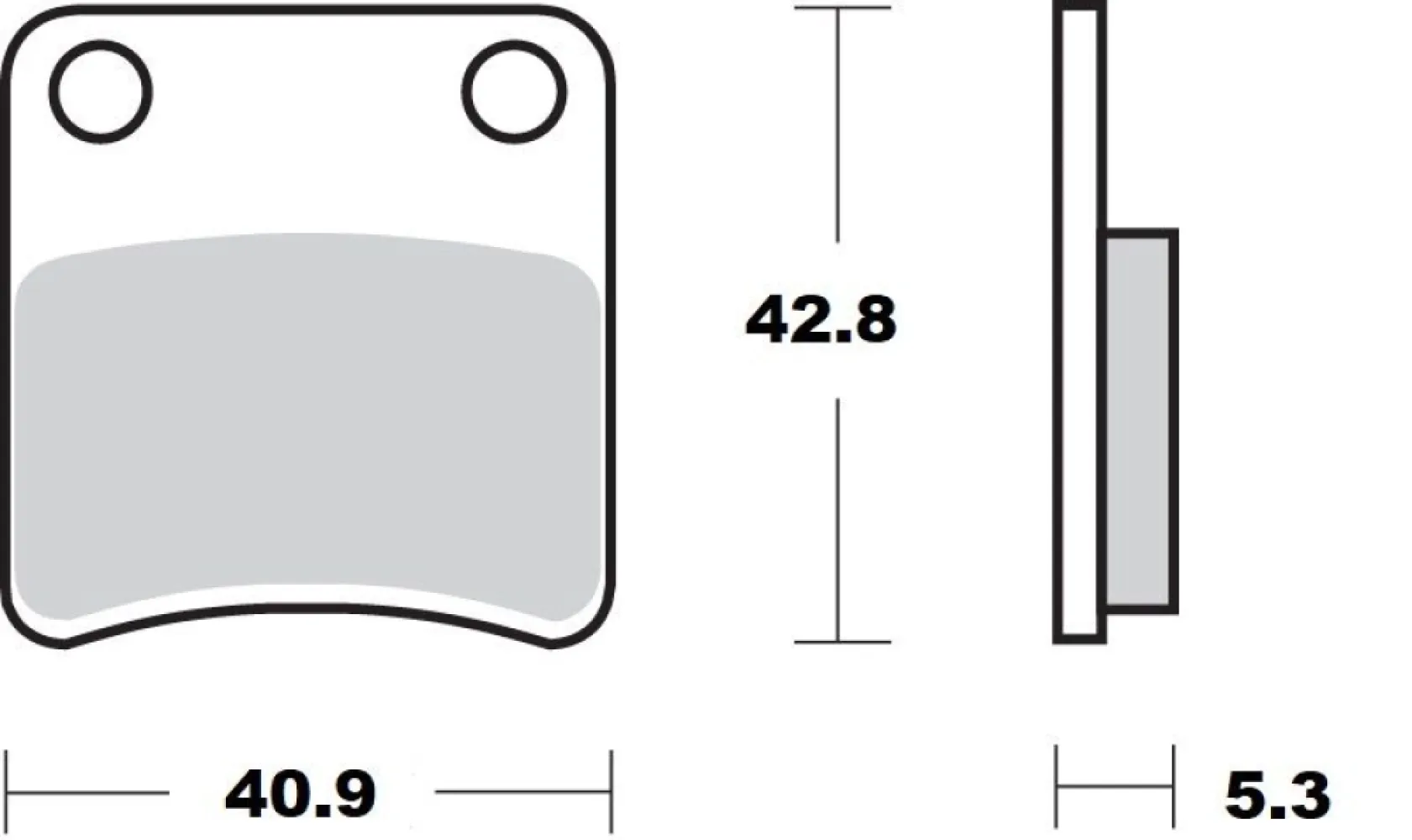MOTO-MASTER - BRAKE PAD CERAMIC - 17220952