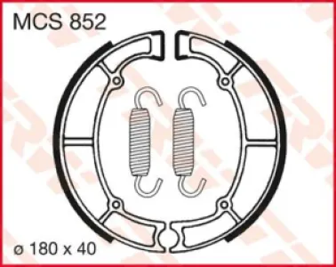 TRW - BRAKE SHOES TRW MCS852 - 17230373