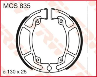 TRW - BRAKE SHOES STANDARD - 17230497