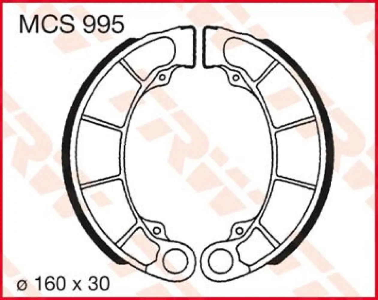 TRW - BRAKE SHOES STANDARD - 17230505
