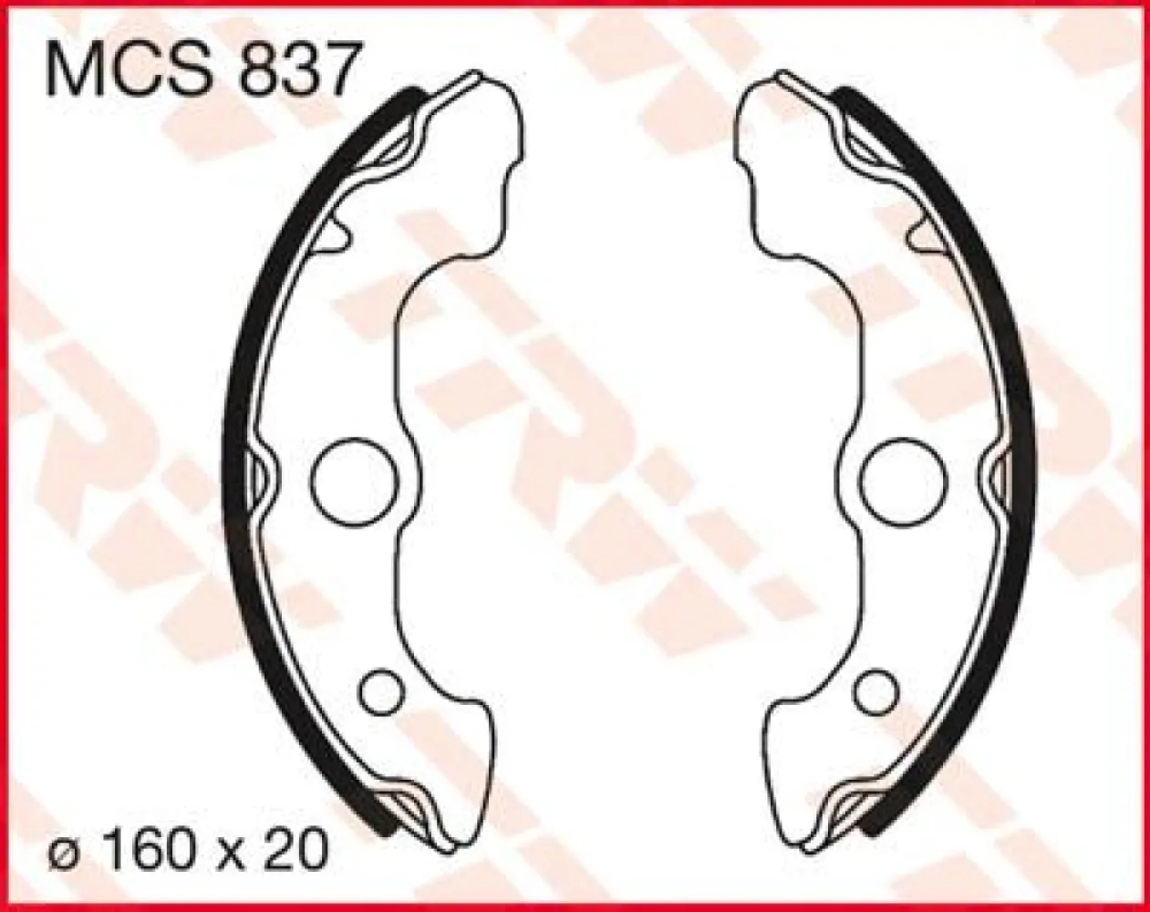 TRW - BRAKE SHOES STANDARD - 17230531