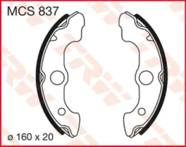 TRW - BRAKE SHOES STANDARD - 17230531