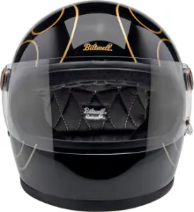 BILTWELL - HELMET GRINGO S GLOSS BLACK FL - 010116616