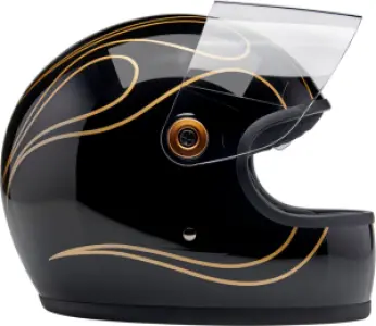 BILTWELL - HELMET GRINGO S GLOSS BLACK FL - 010116616