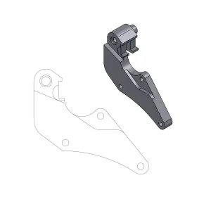 MOTO-MASTER - BRAKE CALIPER ADAPTOR SM - 17420336
