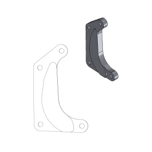 MOTO-MASTER - BRAKE CALIPER ADAPTOR SM - 17420341